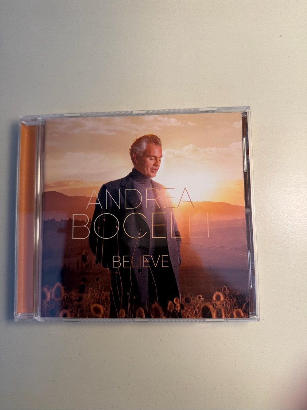 Andrea Bocelli "Believe" CD - Sunset Cover